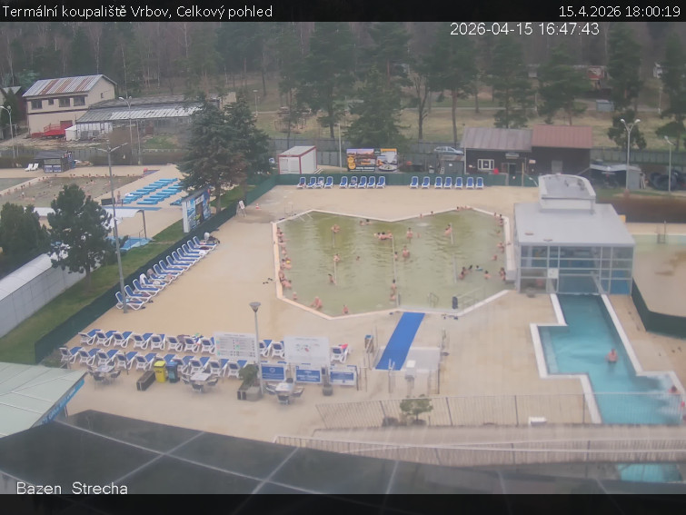 Termální koupaliště Vrbov - Celkový pohled - 15.4.2026 v 18:00