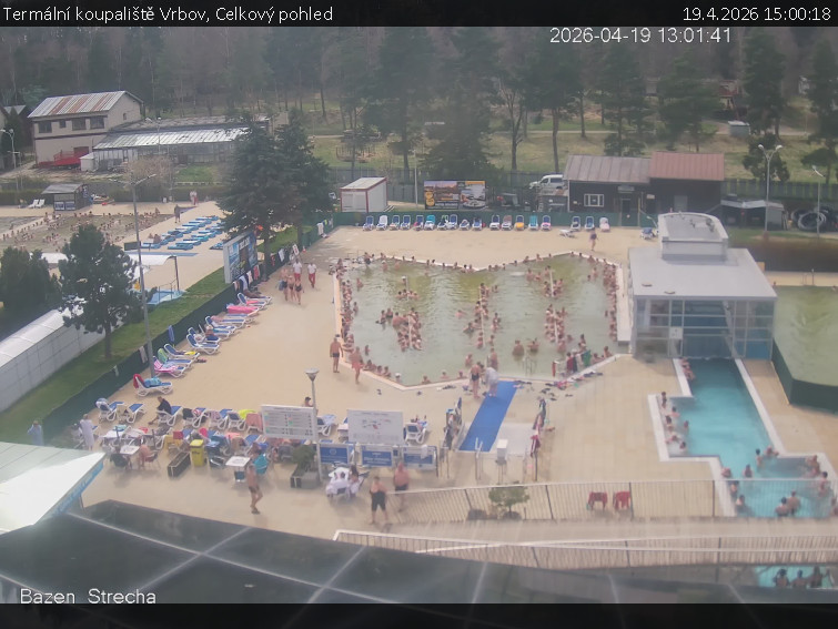 Termální koupaliště Vrbov - Celkový pohled - 19.4.2026 v 15:00