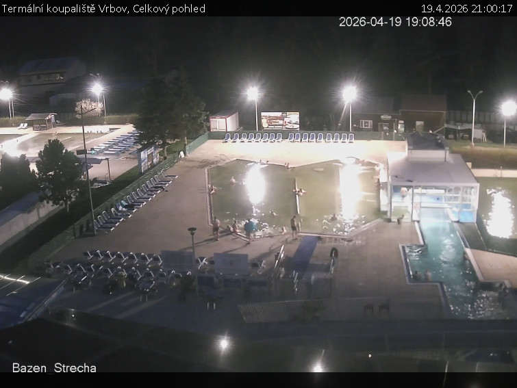 Termální koupaliště Vrbov - Celkový pohled - 19.4.2026 v 21:00