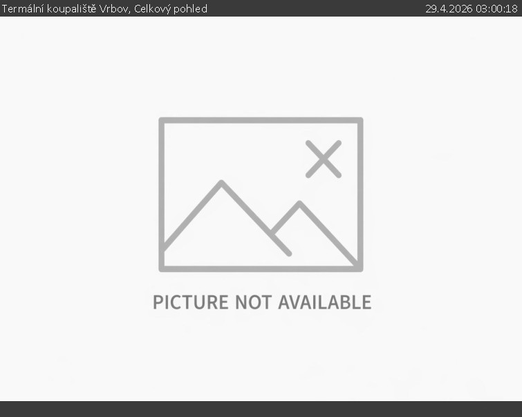 Termální koupaliště Vrbov - Celkový pohled - 29.4.2026 v 03:00
