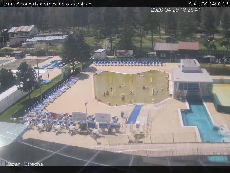 Termální koupaliště Vrbov - Celkový pohled - 29.4.2026 v 14:00