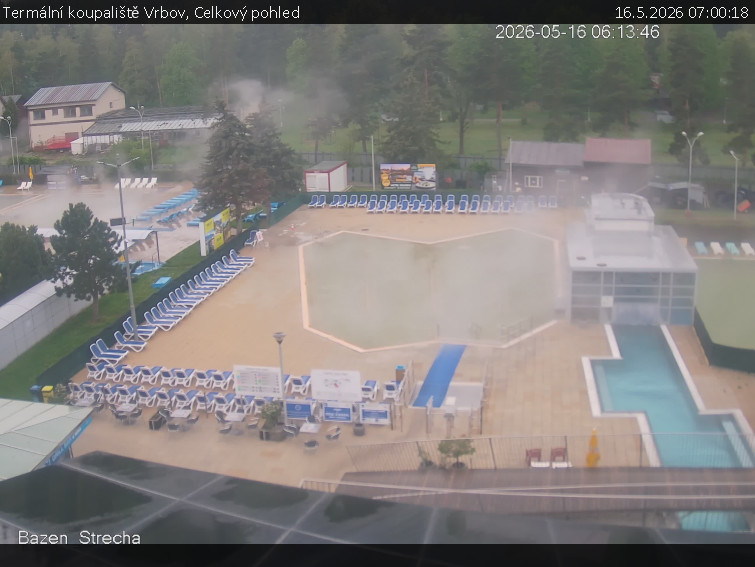 Termální koupaliště Vrbov - Celkový pohled - 16.5.2026 v 07:00