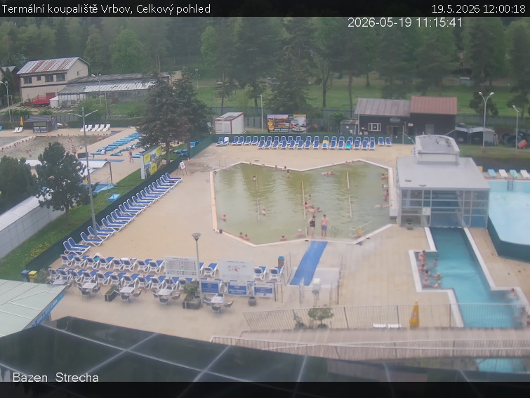 Termální koupaliště Vrbov - Celkový pohled - 19.5.2026 v 12:00