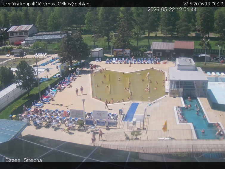 Termální koupaliště Vrbov - Celkový pohled - 22.5.2026 v 13:00