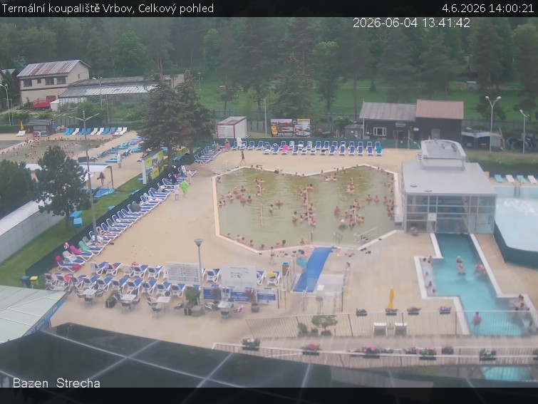 Termální koupaliště Vrbov - Celkový pohled - 4.6.2026 v 14:00