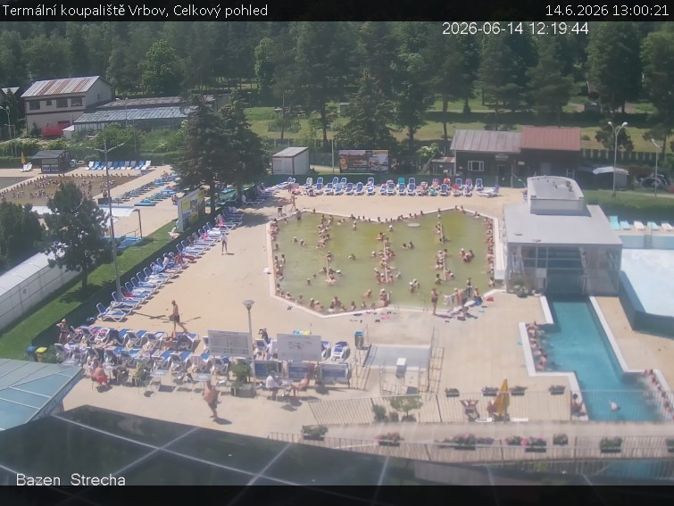 Termální koupaliště Vrbov - Celkový pohled - 14.6.2026 v 13:00