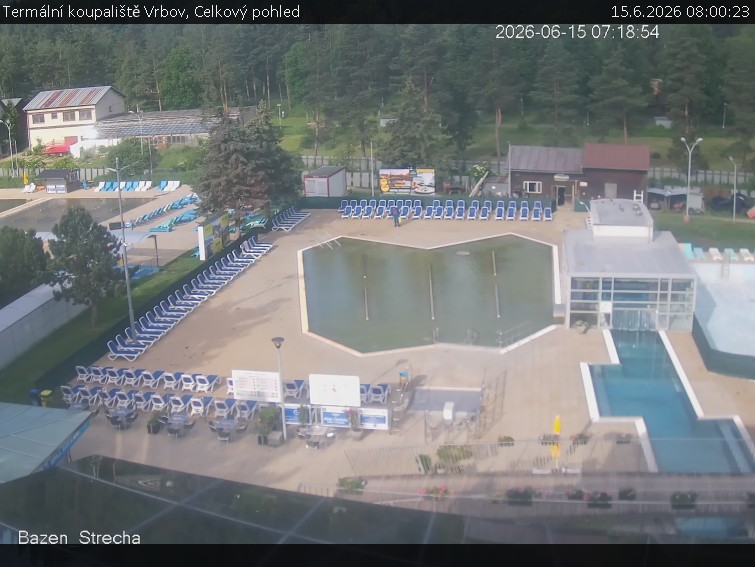 Termální koupaliště Vrbov - Celkový pohled - 15.6.2026 v 08:00