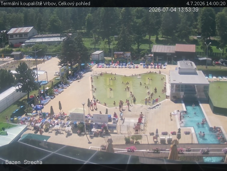 Termální koupaliště Vrbov - Celkový pohled - 4.7.2026 v 14:00