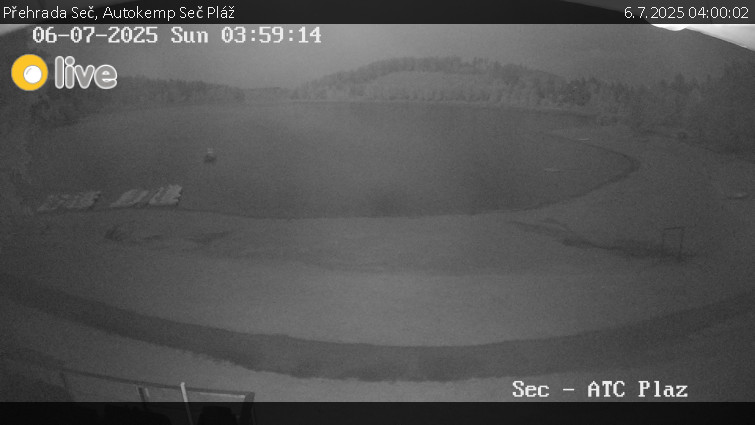 Přehrada Seč - Autokemp Seč Pláž - 6.7.2025 v 04:00 Přehrada Seč - Autokemp Seč Pláž - 6.7.2025 v 04:00