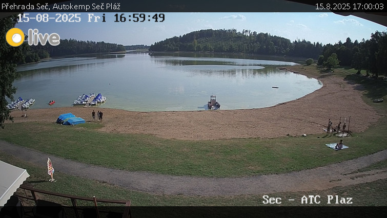 Přehrada Seč - Autokemp Seč Pláž - 15.8.2025 v 17:00