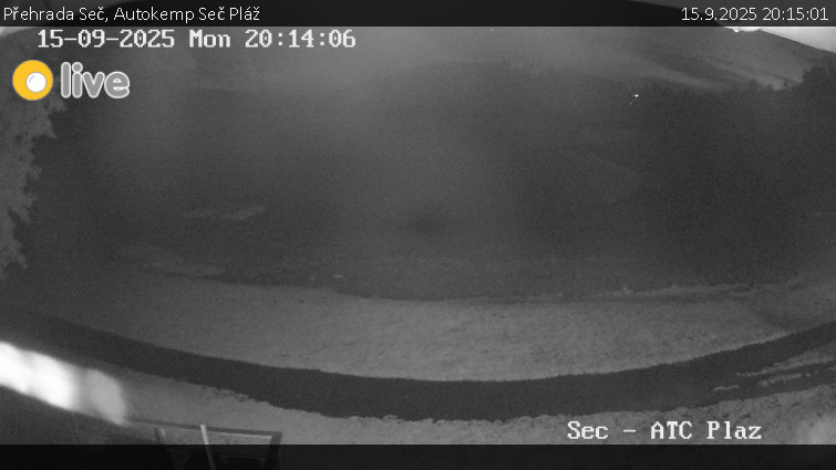 Přehrada Seč - Autokemp Seč Pláž - 15.9.2025 v 20:15