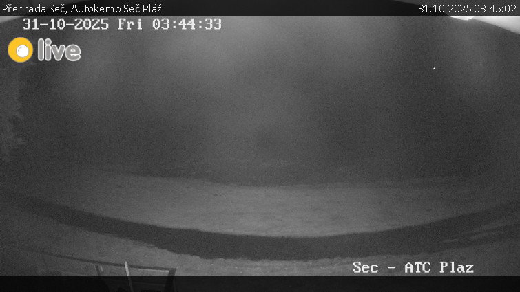 Přehrada Seč - Autokemp Seč Pláž - 31.10.2025 v 03:45 Přehrada Seč - Autokemp Seč Pláž - 31.10.2025 v 03:45