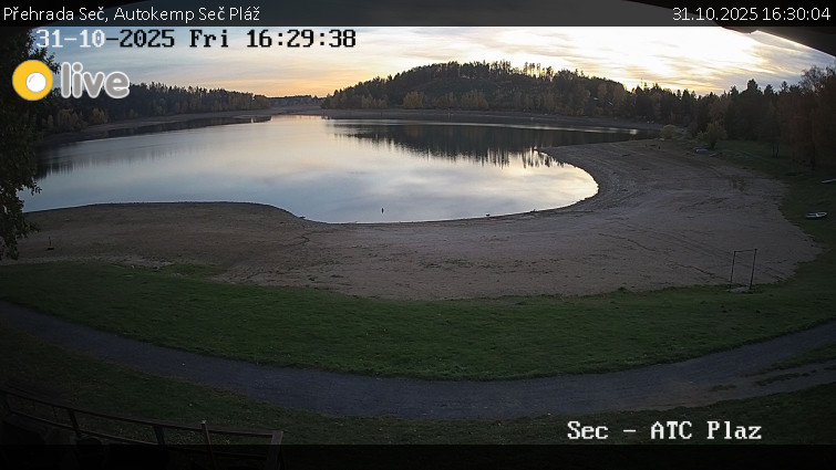 Přehrada Seč - Autokemp Seč Pláž - 31.10.2025 v 16:30 Přehrada Seč - Autokemp Seč Pláž - 31.10.2025 v 16:30