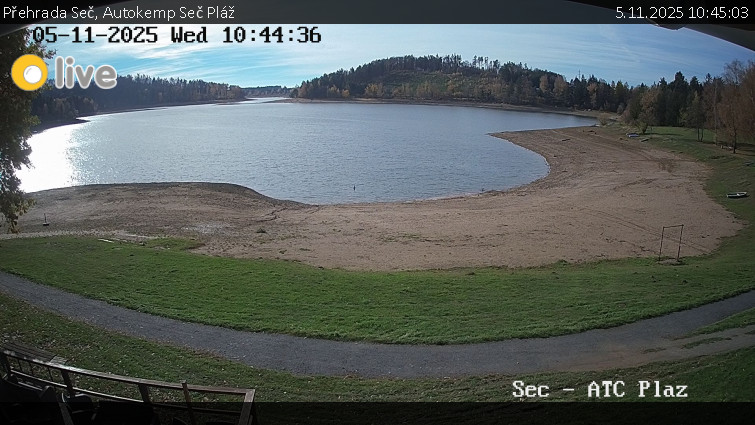 Přehrada Seč - Autokemp Seč Pláž - 5.11.2025 v 10:45