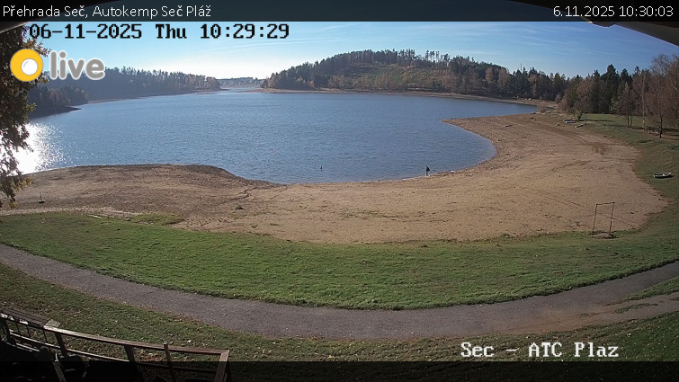 Přehrada Seč - Autokemp Seč Pláž - 6.11.2025 v 10:30