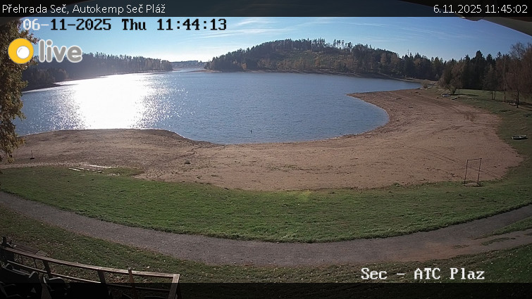 Přehrada Seč - Autokemp Seč Pláž - 6.11.2025 v 11:45