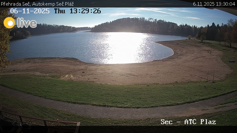 Přehrada Seč - Autokemp Seč Pláž - 6.11.2025 v 13:30