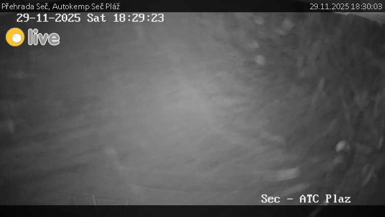 Přehrada Seč - Autokemp Seč Pláž - 29.11.2025 v 18:30