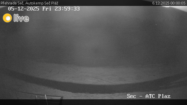 Přehrada Seč - Autokemp Seč Pláž - 6.12.2025 v 00:00