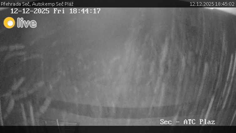 Přehrada Seč - Autokemp Seč Pláž - 12.12.2025 v 18:45