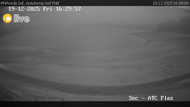 Přehrada Seč - Autokemp Seč Pláž - 19.12.2025 v 16:30