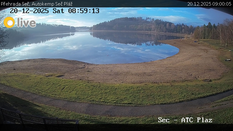 Přehrada Seč - Autokemp Seč Pláž - 20.12.2025 v 09:00