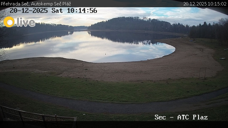 Přehrada Seč - Autokemp Seč Pláž - 20.12.2025 v 10:15
