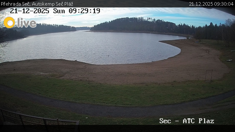Přehrada Seč - Autokemp Seč Pláž - 21.12.2025 v 09:30