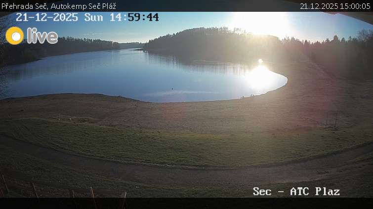 Přehrada Seč - Autokemp Seč Pláž - 21.12.2025 v 15:00