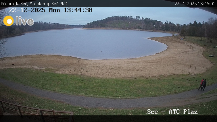 Přehrada Seč - Autokemp Seč Pláž - 22.12.2025 v 13:45
