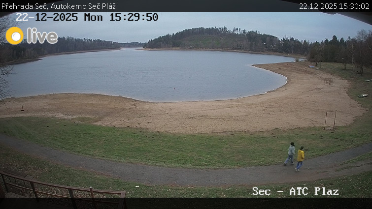 Přehrada Seč - Autokemp Seč Pláž - 22.12.2025 v 15:30