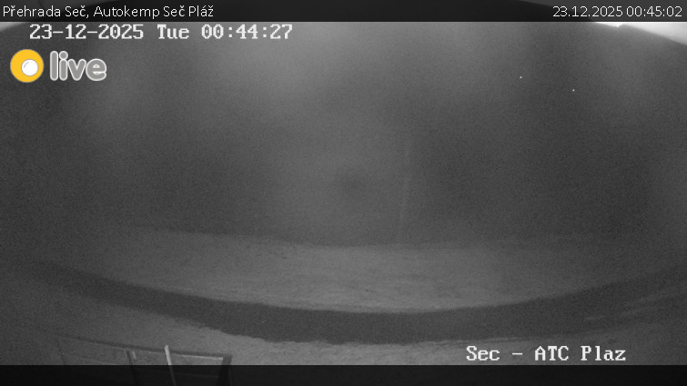 Přehrada Seč - Autokemp Seč Pláž - 23.12.2025 v 00:45