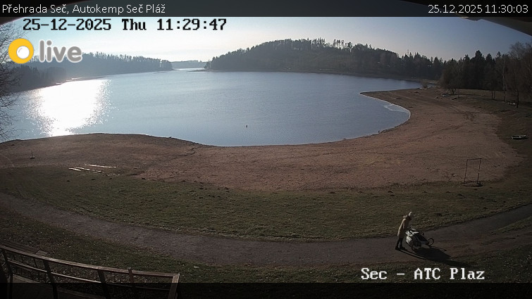 Přehrada Seč - Autokemp Seč Pláž - 25.12.2025 v 11:30