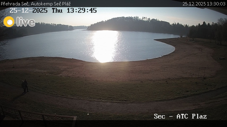 Přehrada Seč - Autokemp Seč Pláž - 25.12.2025 v 13:30