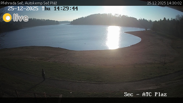 Přehrada Seč - Autokemp Seč Pláž - 25.12.2025 v 14:30