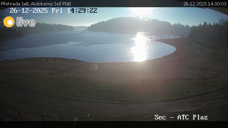 Přehrada Seč - Autokemp Seč Pláž - 26.12.2025 v 14:30
