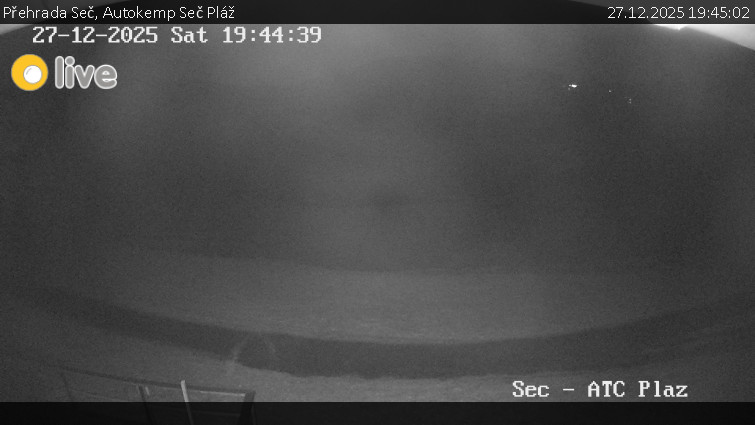 Přehrada Seč - Autokemp Seč Pláž - 27.12.2025 v 19:45