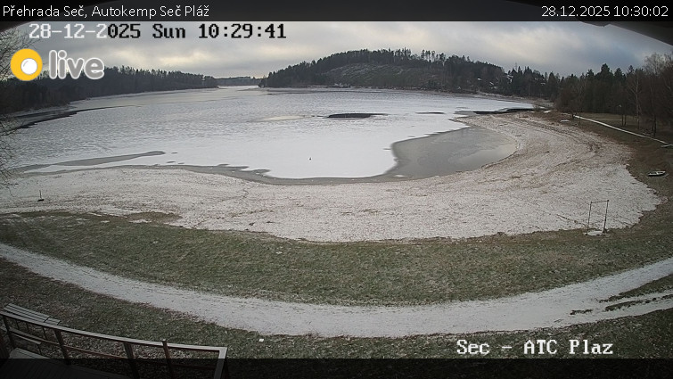 Přehrada Seč - Autokemp Seč Pláž - 28.12.2025 v 10:30