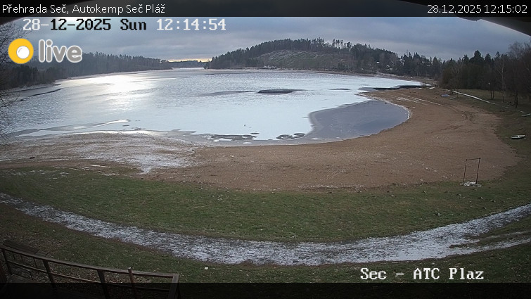 Přehrada Seč - Autokemp Seč Pláž - 28.12.2025 v 12:15