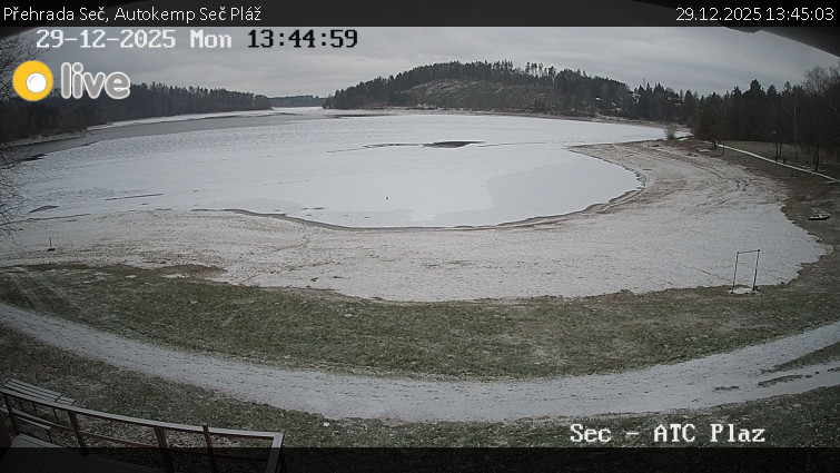 Přehrada Seč - Autokemp Seč Pláž - 29.12.2025 v 13:45