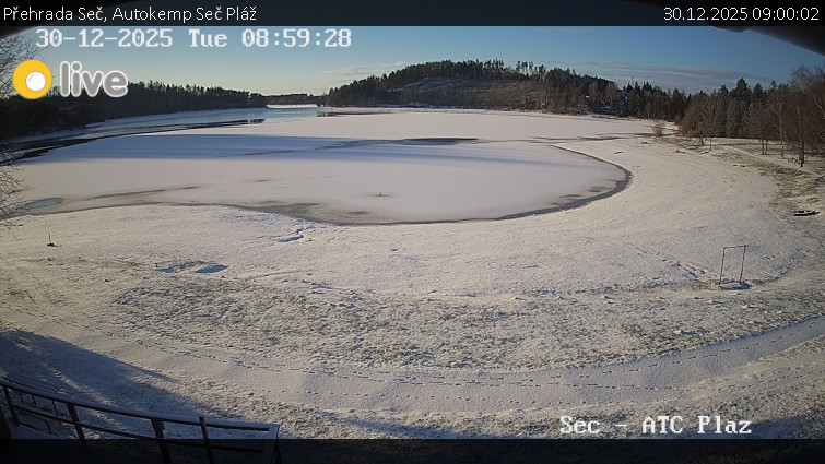 Přehrada Seč - Autokemp Seč Pláž - 30.12.2025 v 09:00