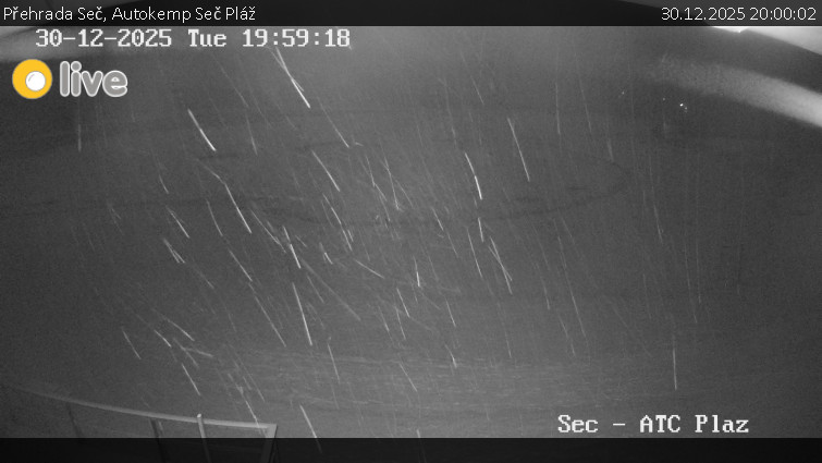 Přehrada Seč - Autokemp Seč Pláž - 30.12.2025 v 20:00