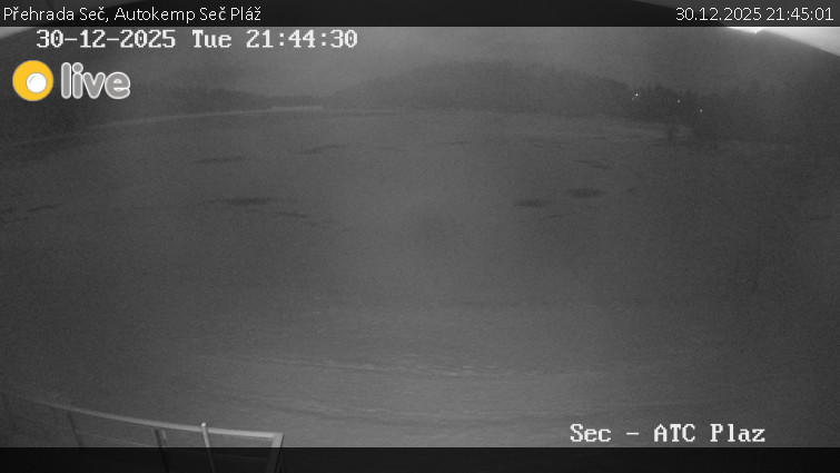 Přehrada Seč - Autokemp Seč Pláž - 30.12.2025 v 21:45