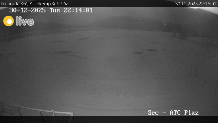 Přehrada Seč - Autokemp Seč Pláž - 30.12.2025 v 22:15