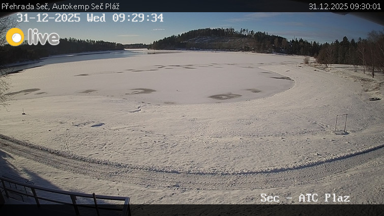 Přehrada Seč - Autokemp Seč Pláž - 31.12.2025 v 09:30