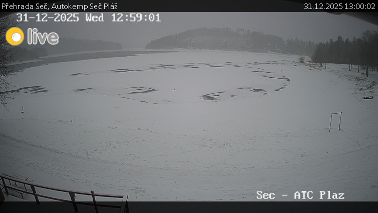 Přehrada Seč - Autokemp Seč Pláž - 31.12.2025 v 13:00