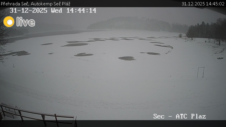 Přehrada Seč - Autokemp Seč Pláž - 31.12.2025 v 14:45