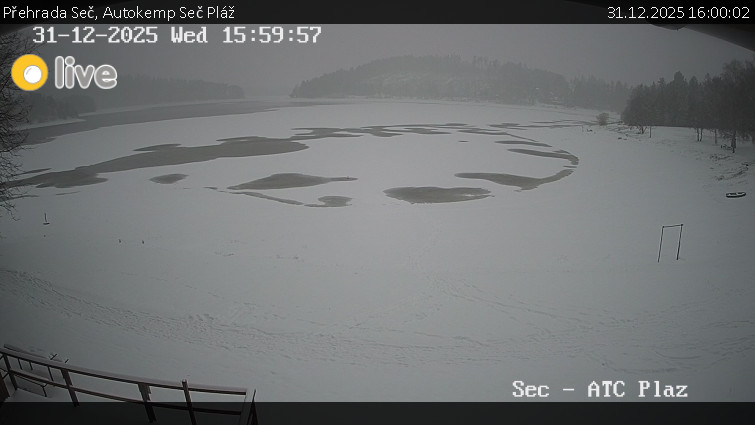 Přehrada Seč - Autokemp Seč Pláž - 31.12.2025 v 16:00