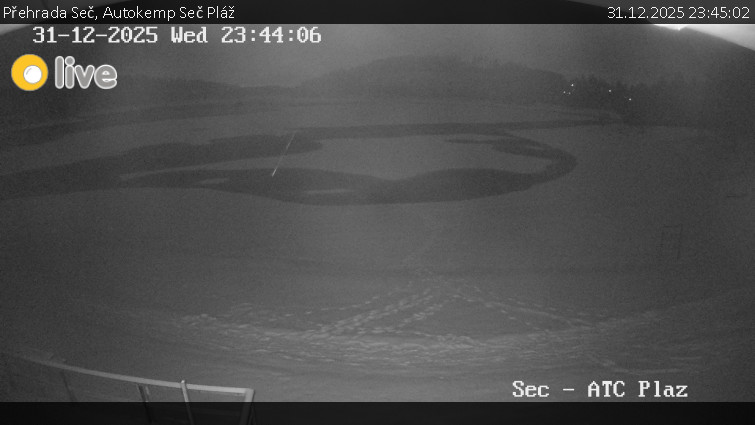 Přehrada Seč - Autokemp Seč Pláž - 31.12.2025 v 23:45