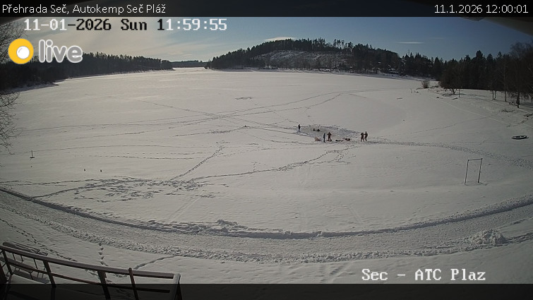 Přehrada Seč - Autokemp Seč Pláž - 11.1.2026 v 12:00